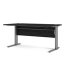 Prima Woodgrain Desk With Grey Legs by Lavishway | -28724