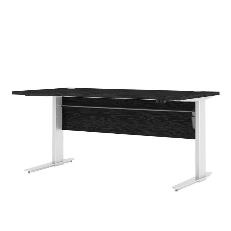 Prima Woodgrain Desk With Steel Legs by Lavishway | -28710