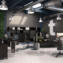 Prima Woodgrain Desk With Grey Legs by Lavishway | -28731