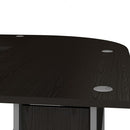 Prima Black Corner Desk Top With Grey Legs