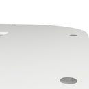 Prima White Wooden Corner Desk Top With Legs