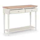 Provence Grey Painted 2 Drawers Console Table by Lavishway | Hallway Console Table-61171