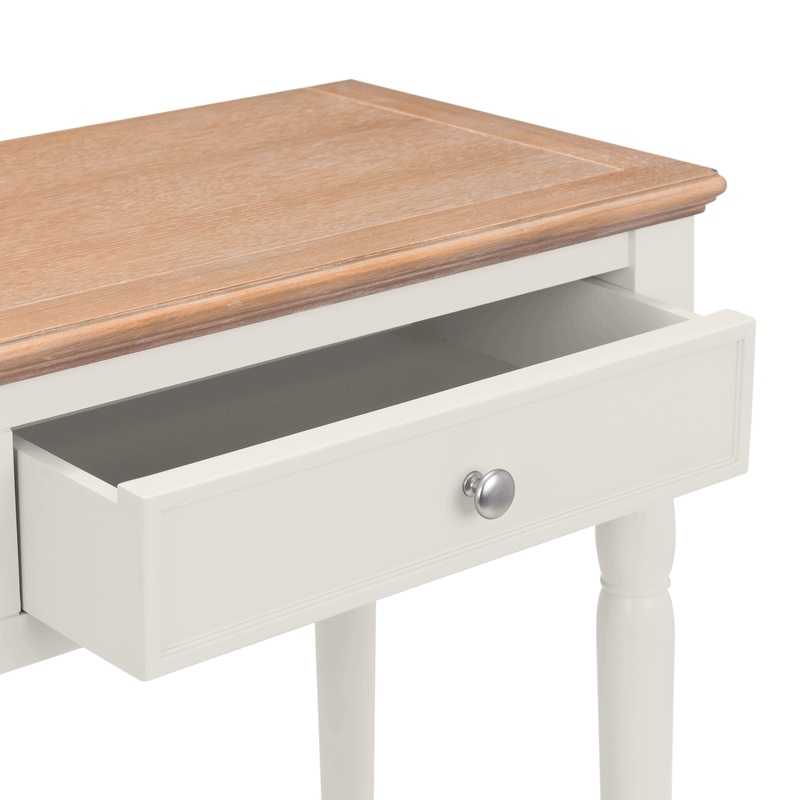 Provence Grey Painted 2 Drawers Console Table by Lavishway | Hallway Console Table-61175