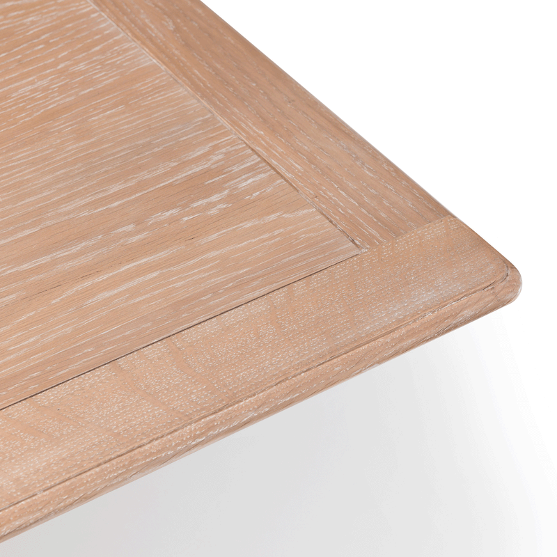 Provence Oak Extendable Dining Table In Grey by Lavishway | Dining Tables-61162