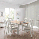 Provence Oak Extendable Dining Table In Grey by Lavishway | Dining Tables-61156