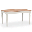 Provence Oak Extendable Dining Table In Grey by Lavishway | Dining Tables-61159