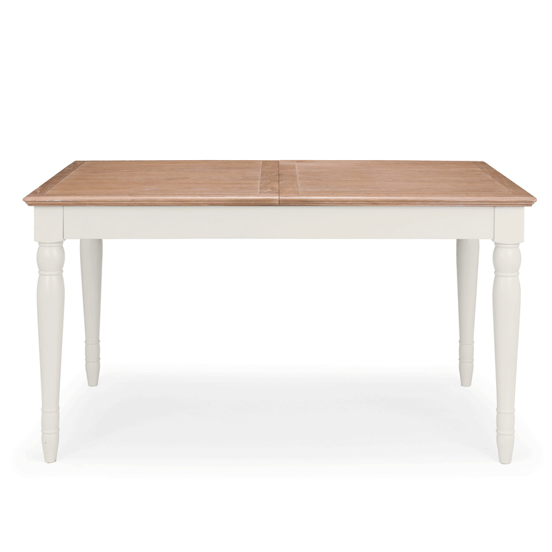 Provence Oak Extendable Dining Table In Grey by Lavishway | Dining Tables-61160