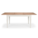 Provence Oak Extendable Dining Table In Grey by Lavishway | Dining Tables-61158