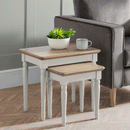 Provence Grey Painted Nest Of 2 Tables by Lavishway | Nest of Tables-61145