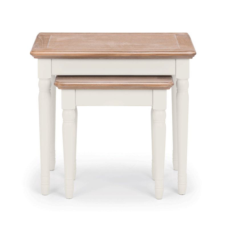 Provence Grey Painted Nest Of 2 Tables by Lavishway | Nest of Tables-61147