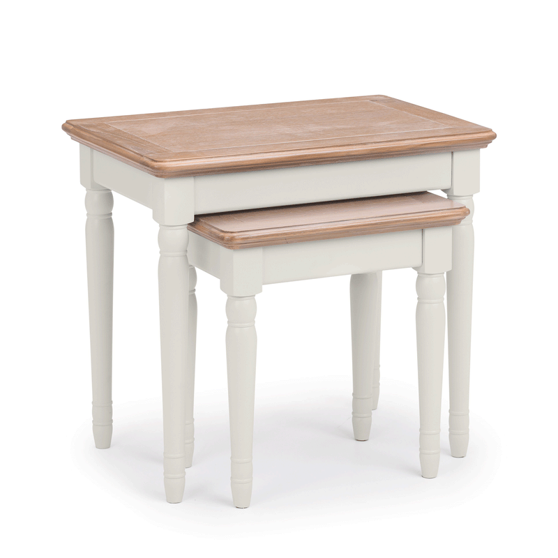 Provence Grey Painted Nest Of 2 Tables by Lavishway | Nest of Tables-61148