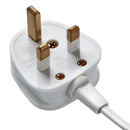 Pula White Wooden & Linen Floor Lamp by Lavishway | Floor Lamps-51444