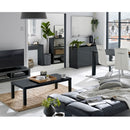 Puro Charcoal High Gloss TV Unit by Lavishway | TV Units Cabinets-35002
