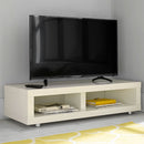 Puro Cream High Gloss Storage Space TV Unit by Lavishway | TV Units Cabinets-34959