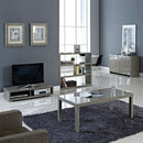 Puro Stone High Gloss Storage Space TV Unit by Lavishway | TV Units Cabinets-34979