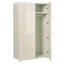 Puro Modern 2 Doors Cream Wardrobe by Lavishway | Wardrobe-34157