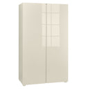 Puro Modern 2 Doors Cream Wardrobe by Lavishway | Wardrobe-34160