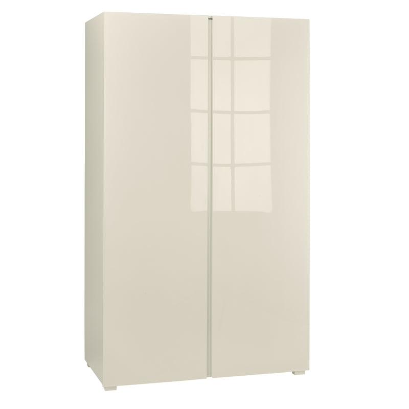 Puro Modern 2 Doors Cream Wardrobe by Lavishway | Wardrobe-34160