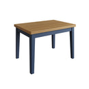Rutland Oak Top Blue Extandable Dining Table by Lavishway | Dining Tables-33884