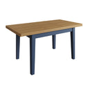 Rutland Oak Top Blue Extandable Dining Table by Lavishway | Dining Tables-33882