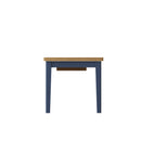Rutland Oak Top Blue Extandable Dining Table by Lavishway | Dining Tables-33887