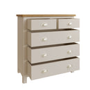 Rutland Dove Grey 2 Over 3 Chest Of Drawer by Lavishway | Chest Of Drawers-31245