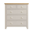 Rutland Dove Grey 2 Over 3 Chest Of Drawer by Lavishway | Chest Of Drawers-31244
