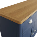 Rutland Oak Top Blue 3 Doors Sideboard by Lavishway | Sideboards-33858
