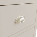 Rutland Oak Top 5 Drawer Narrow Chest by Lavishway | Chest Of Drawers-36593