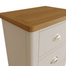 Rutland Oak Top 5 Drawer Narrow Chest by Lavishway | Chest Of Drawers-36592