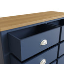 Rutland Oak Top 6 Drawer Chest by Lavishway | Chest Of Drawers-33838