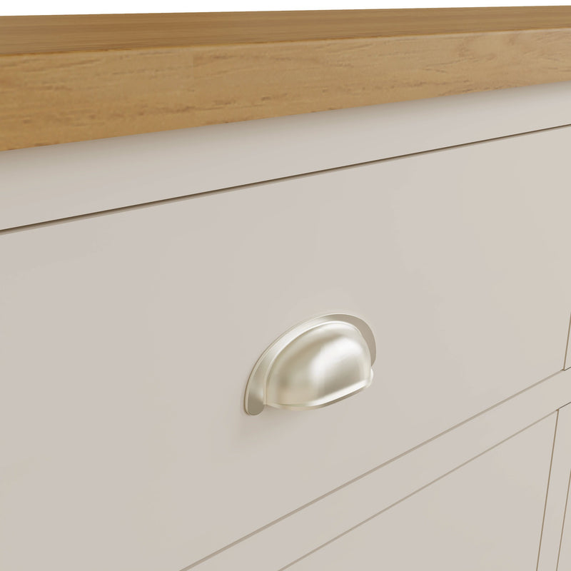 Rutland Dove Grey Painted 6 Drawers Chest by Lavishway | Chest Of Drawers-31259