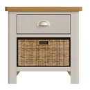 Rutland 1 Drawer 1 Basket Unit Side Table by Lavishway | Hallway Cabinets-31268