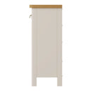 Rutland Dove Grey 2 Basket Unit Side Table by Lavishway | Hallway Cabinets-31274