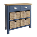 Rutland Oak Top 2 Drawer 4 Basket Cabinets by Lavishway | Cupboards & Cabinets-36303