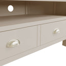 Rutland Oak Top Corner TV Unit in Dove Grey by Lavishway | TV Units Cabinets-34972