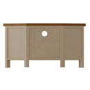 Rutland Oak Top Corner TV Unit in Dove Grey by Lavishway | TV Units Cabinets-34971