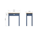 Rutland Oak Top Dressing Table by Lavishway | Dressing Tables-33834