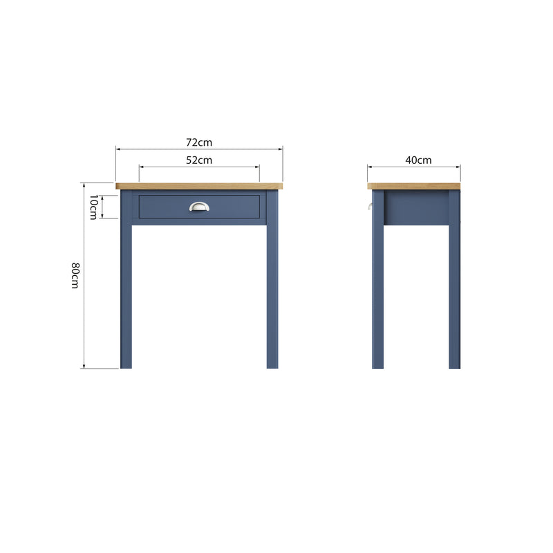 Rutland Oak Top Dressing Table by Lavishway | Dressing Tables-33834