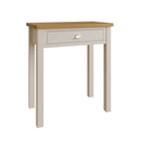 Rutland Oak Wood Top Dove Grey Dressing Table by Lavishway | Dressing Tables-36579
