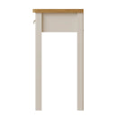 Rutland Oak Wood Top Dove Grey Dressing Table by Lavishway | Dressing Tables-36584