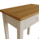 Rutland Oak Wood Top Dove Grey Dressing Table by Lavishway | Dressing Tables-36581