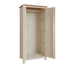 Rutland Oak Top Full Hanging Wardrobe by Lavishway | Wardrobe-36571