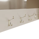 Rutland Oak Wood Hall Bench Top in Dove Grey by Lavishway | Hall Trees-36458