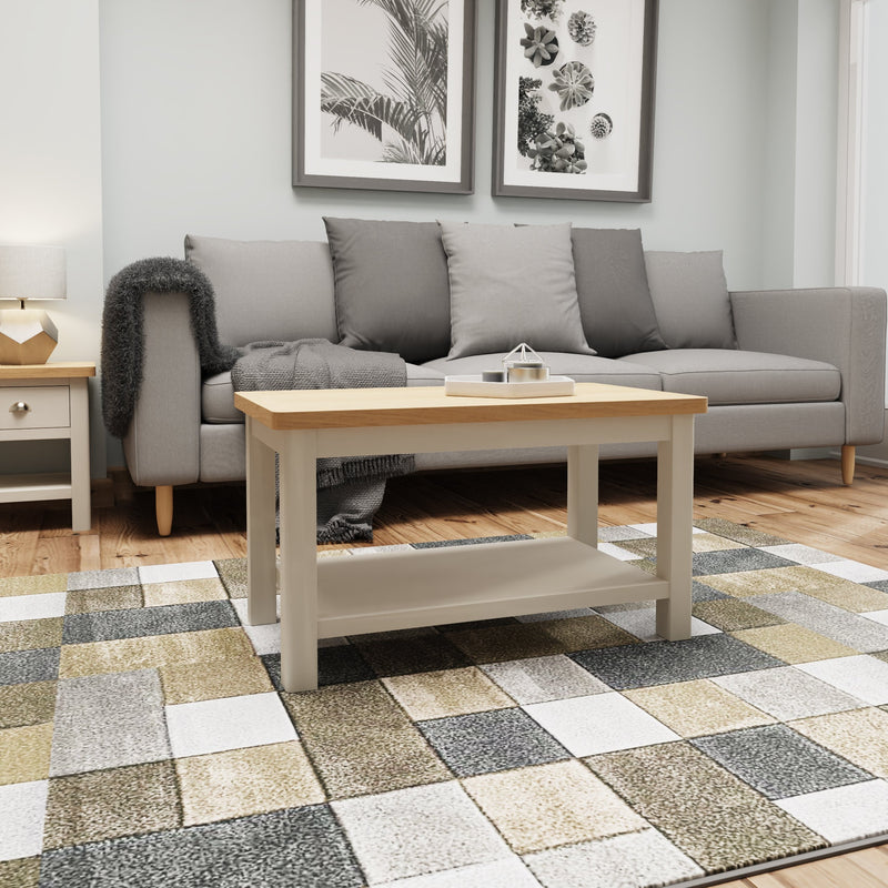 Rutland Dove Grey Painted Coffee Table by Lavishway | Coffee Tables-31360