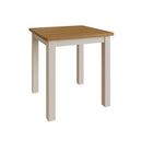 Rutland Dove Grey Wooden Square Dining Table by Lavishway | Dining Tables-31391