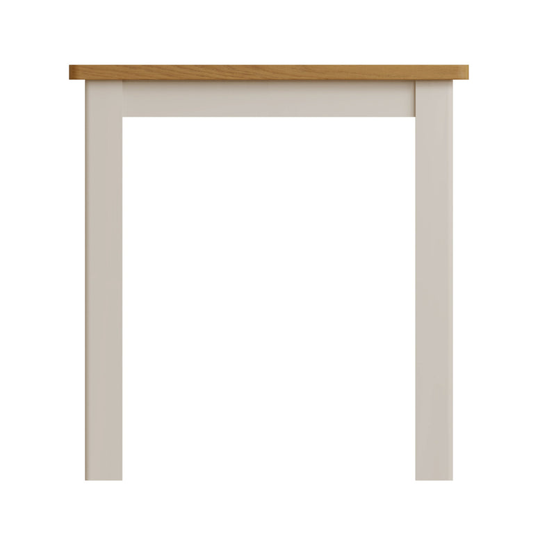 Rutland Dove Grey Wooden Square Dining Table by Lavishway | Dining Tables-31393