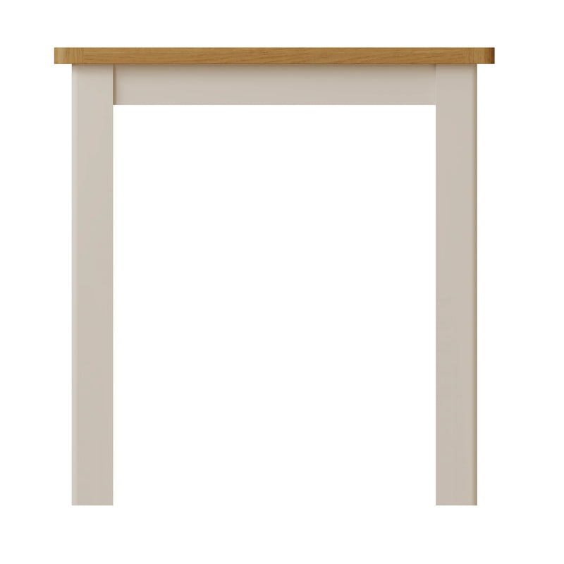 Rutland Dove Grey Wooden Square Dining Table by Lavishway | Dining Tables-31392