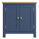 Rutland Oak Top Blue 2 Door Small Sideboard by Lavishway | Sideboards-33787