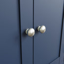 Rutland Oak Top Blue 2 Door Small Sideboard by Lavishway | Sideboards-33790